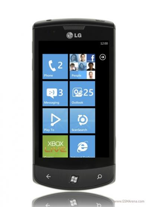 LG unveils its first Windows Phone 7 powered device, the Optimus 7