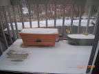 On the other side of that window. Great outdoors currently 20F, wind howling, + light snow, for the warmth of the day...