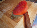 red through and through :) was delicious!