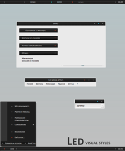 Led,windows style xp theme download，xp佈景主題vista，visual styles，xp佈景主題教學下載，桌面改造，桌面美化，破解xp佈景主題限制
