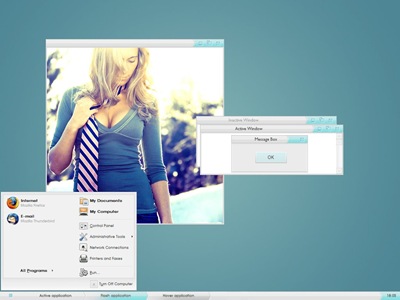 Celestial,windows style xp theme download，xp佈景主題vista，visual styles，xp佈景主題教學下載，桌面改造，桌面美化，破解xp佈景主題限制