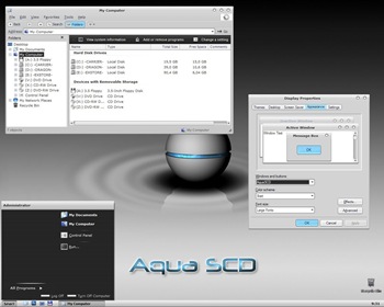 AquaSCD_by_vekanoid,windows style xp theme  download，visual styles，xp佈景主題vista教學下載，桌面改造，桌面美化，破解xp佈景主題限制