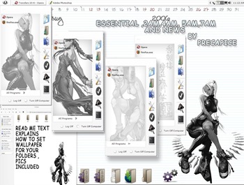 Essential_Cadoo_by_Precapice,windows style xp theme  download，visual styles，xp佈景主題vista教學下載