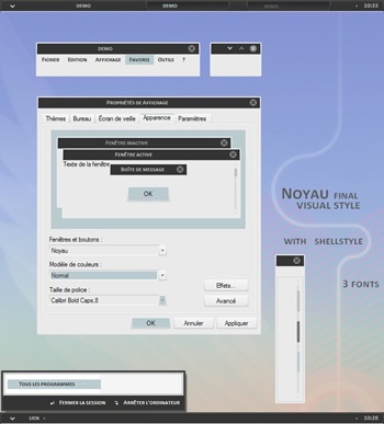 Noyau_visual_style,windows style xp theme  download，visual styles，xp佈景主題vista教學下載，桌面改造，桌面美化，破解xp佈景主題限制