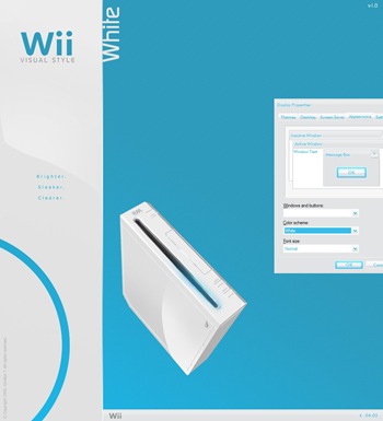 Wii_White_VS,windows style xp theme  download