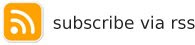 Subscribe via RSS