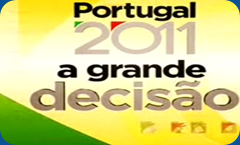 Logotipo do programa Portugal 2011-a grande decisão-SIC