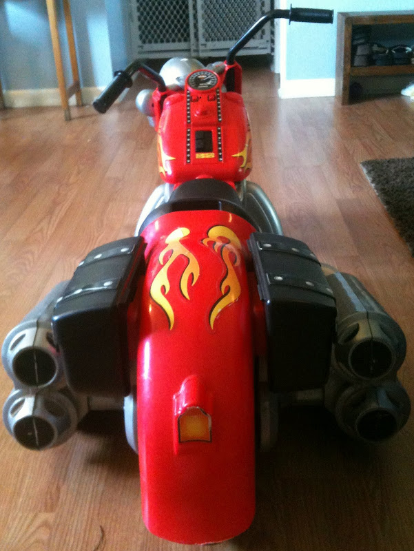 Modified Power Wheels chozian's 12V PW Red HarleyDavidson Project