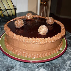 Chocolate Layer Cake With Raspberry Cream Filling