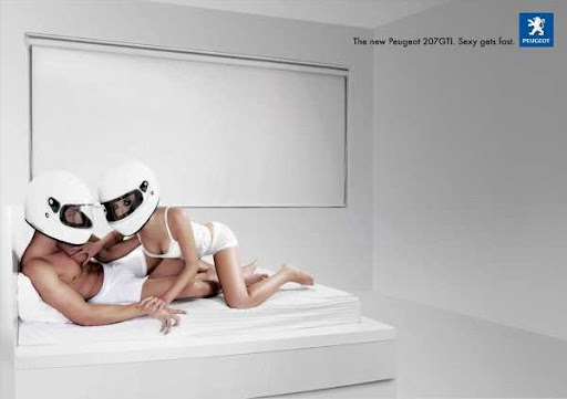 On prints from agency The Alchemy Partnership for Peugeot 207 GTI there is 