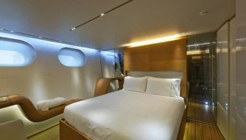 Luxury interior yacht