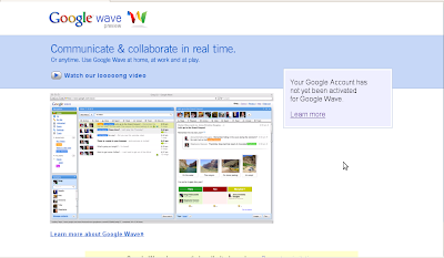 Google Wave Account Google wave account - no access