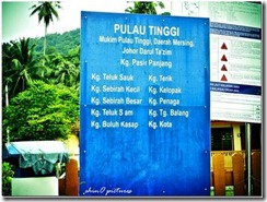 pulau tinggi pulau tinggi