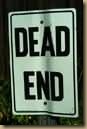dead end sign