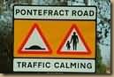 traffic calming sign