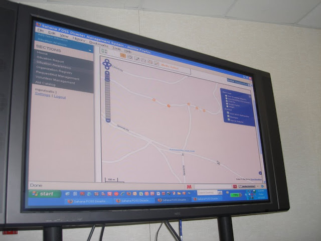 Sahana map visualization