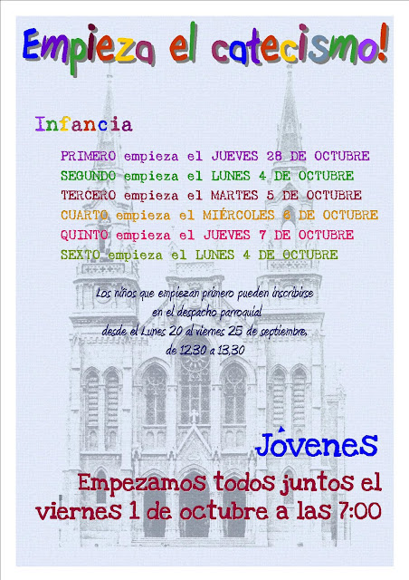 comienzo catequesis