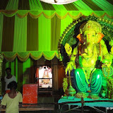 Sri Ganesh Navyuga Samithi, Feelkhana - 14ft - 5.25kgs laddu - @ GR8Telangana.com