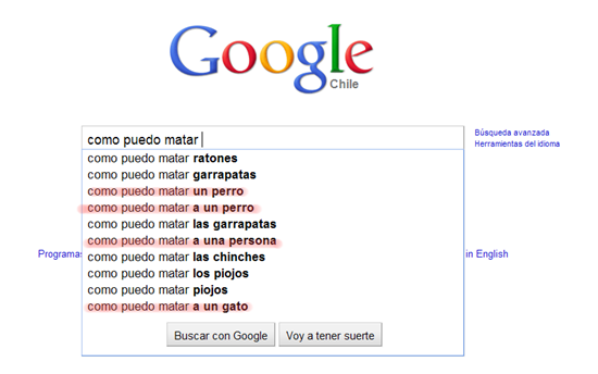 Búsquedas raras en Google 6 Búsquedas raras en Google 6