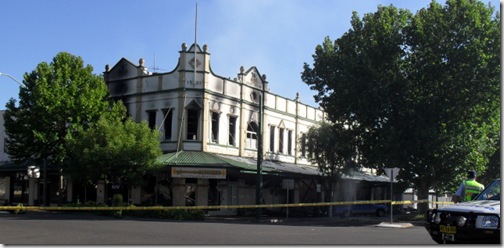 Byron Arcade after fire Jan 2010 6.