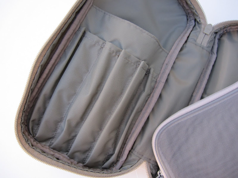 MUJI CANVAS STATIONERY NOTEBOOK COSMETIC TRAVEL ORGANISER BIG CASE