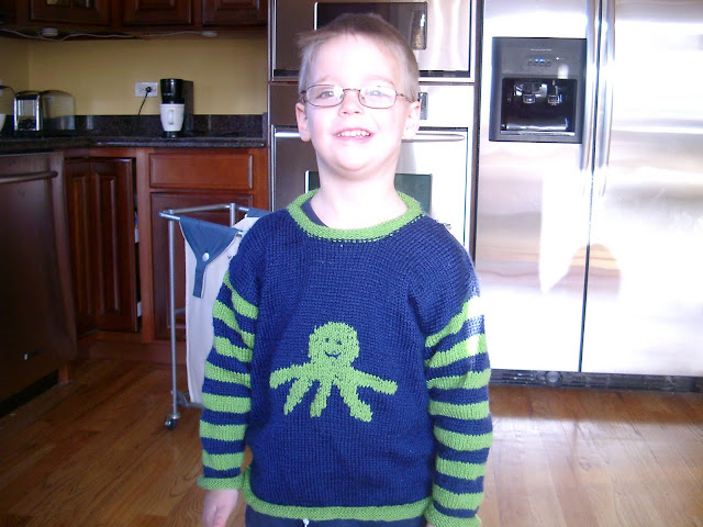 Max in his octopus sweater