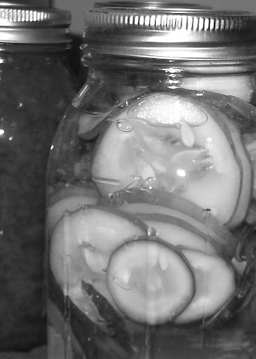 Pickles and apple butter