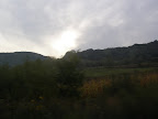 sun breaking through the clouds