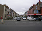 An intersection with the main street