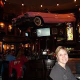 Binnenin het Hard Rock Cafe