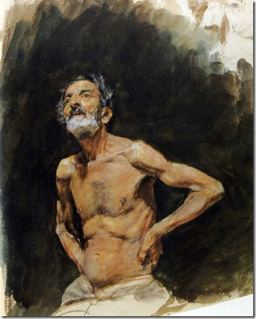 fortuny - viejo desnudo