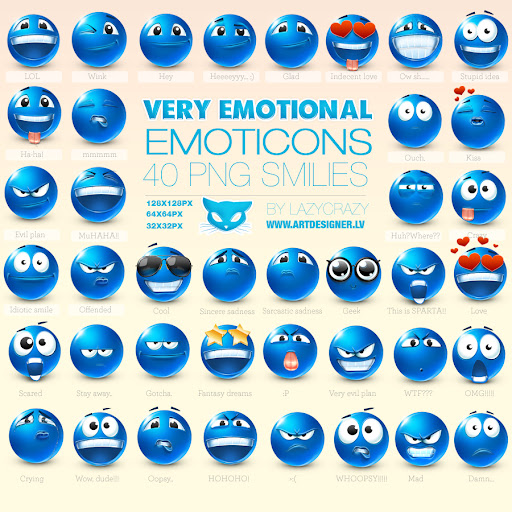 Very Emotional Emoticons Very Emotional Emoticons