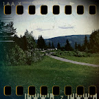 Utsikten fra verandaen til Åge i Gausdal (tatt med HTC Desire (og Retro Camera))