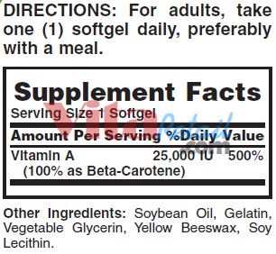 Beta Carotene Vitamin A