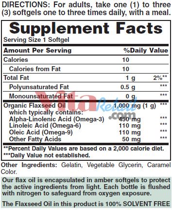 Flax oil Omega