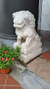 Guardian White Lion At Champion Hotel (Left)