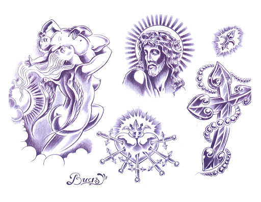 rose tattoo sketches