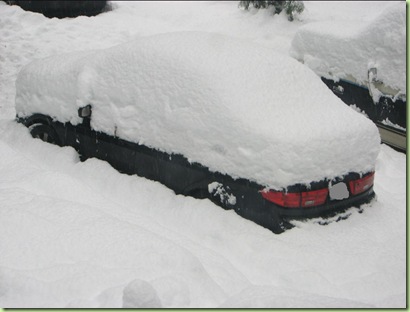 car snow