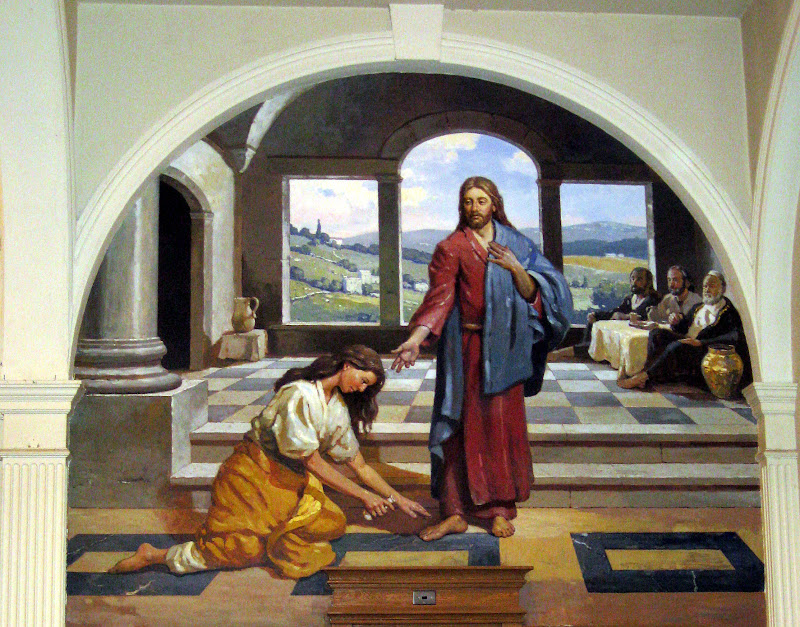 Woman Washing Jesus' Feet Woman washing Jesus' feet