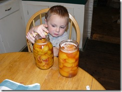 canning peaches Abbi 1st day of HS 006