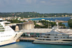 View of the Boatyard, Barbados from the Queen Mary 2