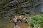 Me swimming at Mt. Carmel Falls, Grenada