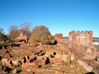 Roman ruins in the fort in Silves