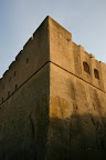Imposing walls of Castel Sant'Elmo