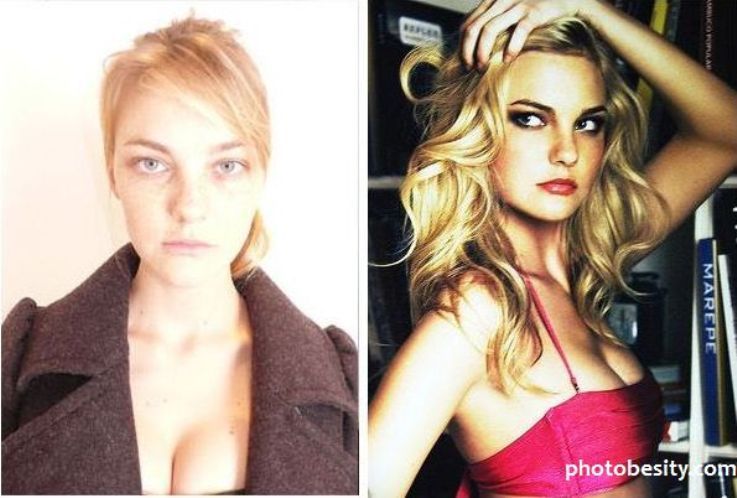 15 Gorgeous Models With AND Without Makeup! 15 Gorgeous Models With AND Without Makeup!
