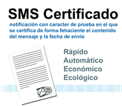 sms certificado
