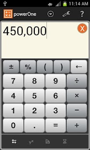 powerOne Finance Calculator screenshot for Android