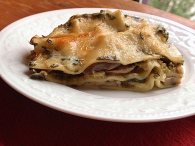 Spinach Mushroom Lasagna