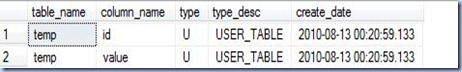 temp vs variable tables - standard table example temp vs variable tables - standard table example