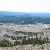 These were huge lava flows that came out of the ground and solidified.